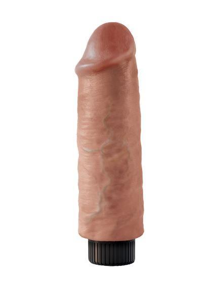 King Cock 6 inches Vibrating Tan Dildo Sex Toy Product