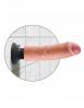 King Cock 8 inches Vibrating Dildo Beige Sex Toy Product Image 2
