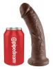 King C*ck 8 Inches Dildo - Brown Sex Toy Product Image 1