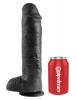 King Cock 11" Cock - Black	 Sex Toy Product Image 1