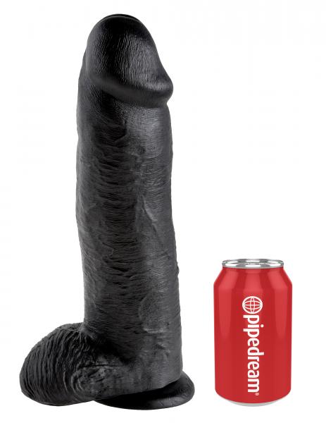 King Cock 12" Cock - Black	 Sex Toy Product
