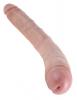 Thick Double Dildo 16 inch - Beige	 Sex Toy Product Image 1