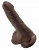 King Cock 6 inches Cock with Balls Brown Dildo Sex Toy Product Image 4