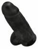 King Cock Chubby 9 inches Black Dildo Sex Toy Product Image 1