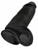King Cock Chubby 9 inches Black Dildo Sex Toy Product Image 3