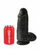 King Cock Chubby 9 inches Black Dildo Sex Toy Product Image 4