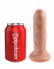 King Cock 6 inches Uncut Dildo Beige Sex Toy Product Image 3