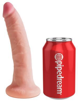 King Cock Dual Density 7 inches Cock Beige Dildo Sex Toy Product