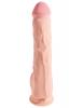 King Cock Triple Density 12 inches Dildo with Balls Beige Sex Toy Product Image 2
