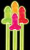 Bachelorette Pecker Glow Pops 4 Pack Sex Toy Product Image 2