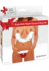 Jingle Bells Nipple Clamps & Panty Set Red/White Sex Toy Product