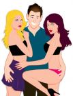 Travel Size Instant Threesome Dolls Sex Toy Product