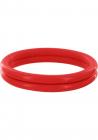 Rudy Rings Silicone Cock Rings Red Sex Toy Product