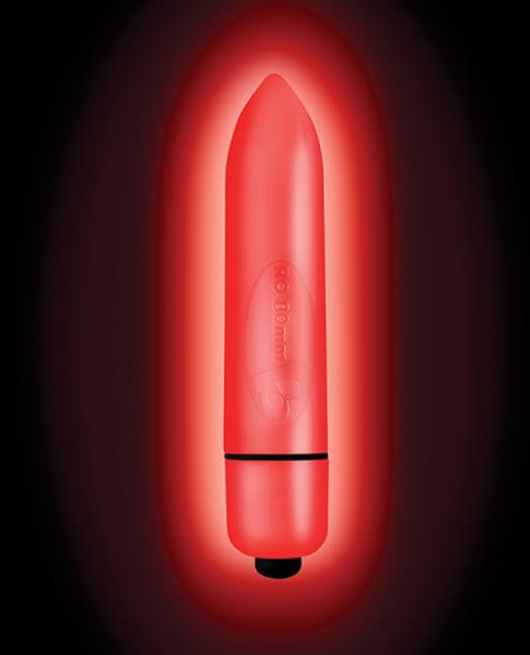 Neon Nights Glow In The Dark Red Quasar Bullet Vibrator Sex Toy Product