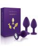 Rianne S Booty Plug Set 3X Purple Sex Toy Product Image 1