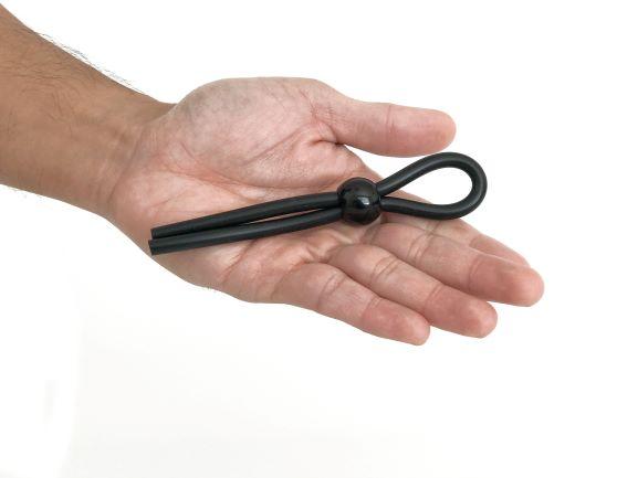 Rascal The Brawn Leash Cock Ring Single Black Sex Toy Product