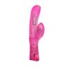 First Time Dual Exciter Pink Vibrator Sex Toy Product Image 1
