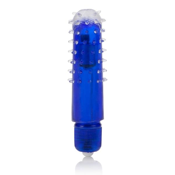 Waterproof Travel Blasters Massager With Silicone Sleeve Blue Sex Toy Product