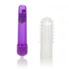 Waterproof Travel Blasters Massager With Silicone Sleeve Purple Sex Toy Product