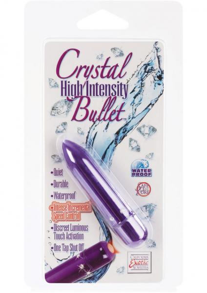 Crystal High Intensity Bullet Waterproof Purple Sex Toy Product