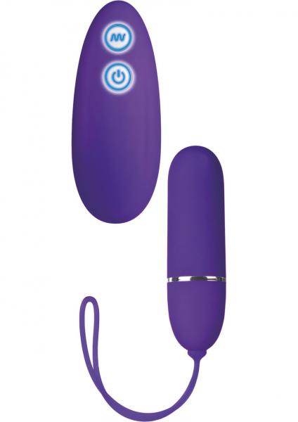 Posh 7 Function Lovers Remote Bullet Vibrator Purple Sex Toy Product