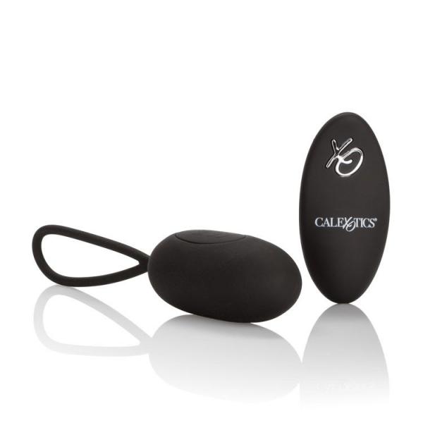 Silicone Remote Rechargeable Egg Vibrator Black Sex Toy Product