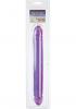 REFLECTIVE GEL SERIES SMOOTH DOUBLE DONG 12 INCH PURPLE Sex Toy Product Image 2