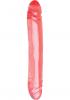 TRANSLUCENCE SMOOTH DOUBLE DONG 12 INCH PINK Sex Toy Product Image 1