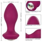 Power Gem Vibrating Crystal Probe Purple Sex Toy Product