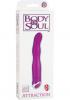 Body & Soul Attraction Satin Finish Massager Pink Sex Toy Product Image 2
