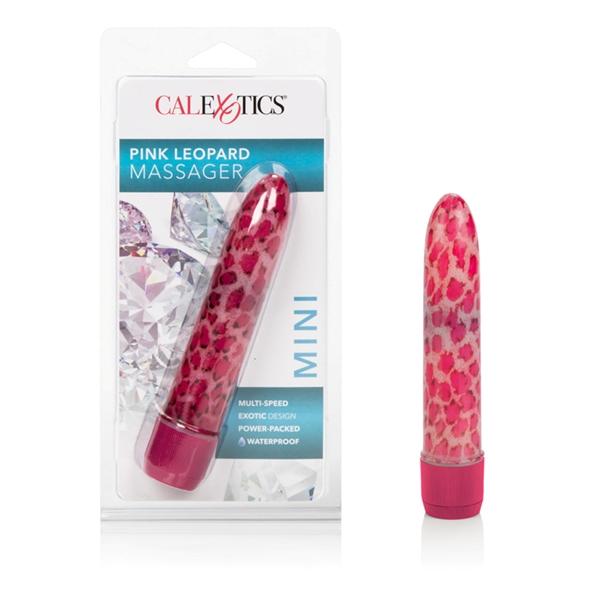 Pink Mini Leopard Massager 4.5" Sex Toy Product
