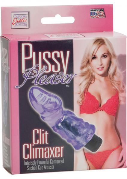 Pussy Pleaser Clit Climaxer Purple Vibrator Sex Toy Product