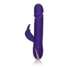 Jack Rabbit Silicone Thrusting Vibrator Purple Sex Toy Product