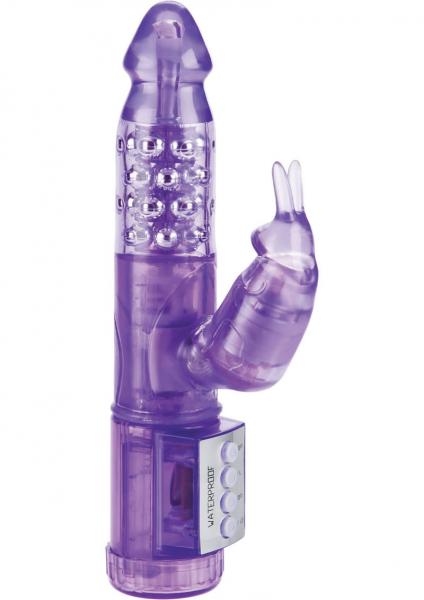 My First Jack Rabbit Vibrator Waterproof 5.25" Insertable - Purple	 Sex Toy Product