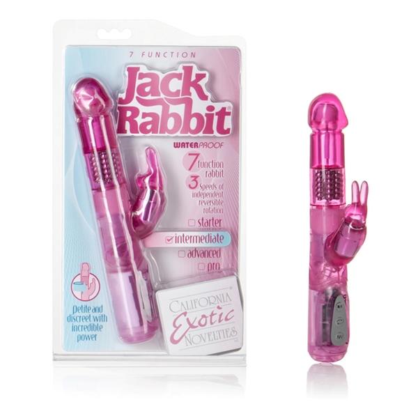 7 Function Jack Rabbit Pink Vibrator Sex Toy Product