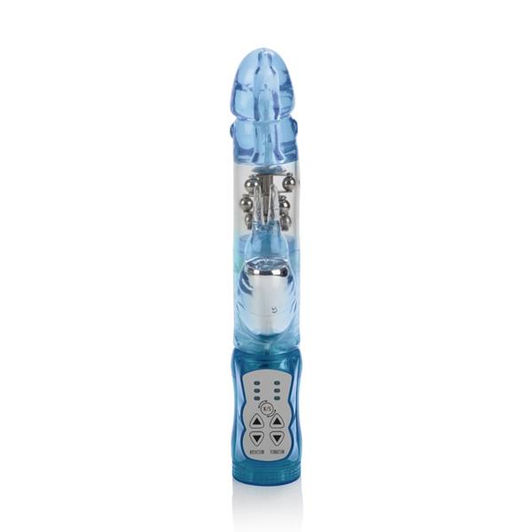 Waterproof Jack Rabbit Vibrator - Blue Sex Toy Product