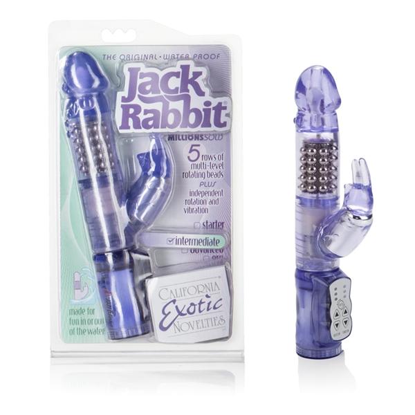 Waterproof Jack Rabbit Vibrator - Purple Sex Toy Product