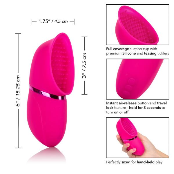 Intimate Pump Rechargeable Full Coverage Pink Sex Toy Product