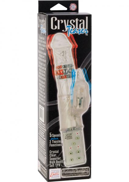 CRYSTAL STIMULATOR TEASER 6 INCH CLEAR Sex Toy Product