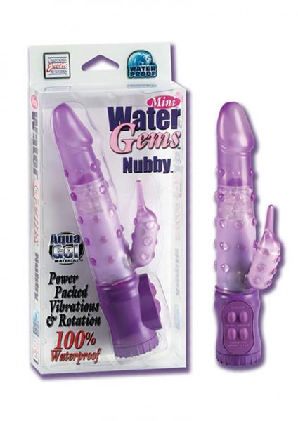 MINI WATER GEMS NUBBY WATERPROOF PURPLE Sex Toy Product