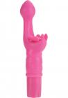 Silicone Butterfly Kiss Dual Motor Vibe Waterproof Pink Sex Toy Product