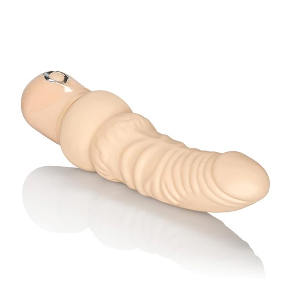 Waterproof Power Stud Curvy Beige Dildo Sex Toy Product