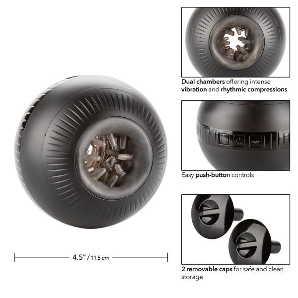 Optimum Power Masturball Black Stroker Sex Toy Product
