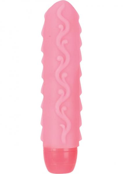 PLAY PAL SQUIGGLES 2 OURE SKIN MATERIAL WATERPROOF 6.25 INCH PINK Sex Toy Product
