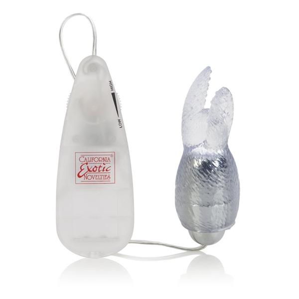 Pocket Exotics Snow Bunny Bullet Clear Vibrator Sex Toy Product