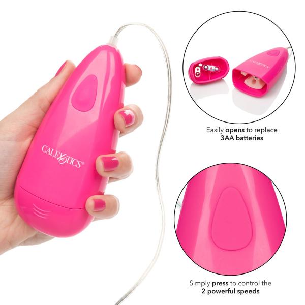 Classic Waterproof Gyrating Bullet Vibrator Pink Sex Toy Product