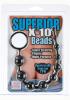 Superior X 10 Beads Graduated Anal Beads 11 Inch Black Sex Toy Product Image 2