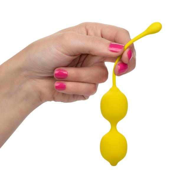 Kegel Training Set Lemon Yellow Sex Toy Product