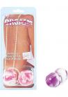 Duotone Orgasm Balls Weighted Pleasure Balls Purple White Sex Toy Product