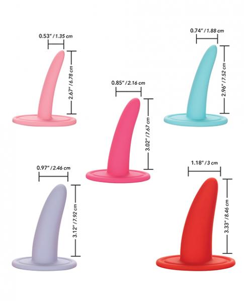 She-ology 5 Piece Wearable Vaginal Dilator Set Sex Toy Product